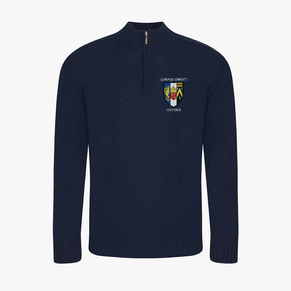 Load image into Gallery viewer, Unisex Oxford College Regenerated Cotton 1/4 Zip Sweater