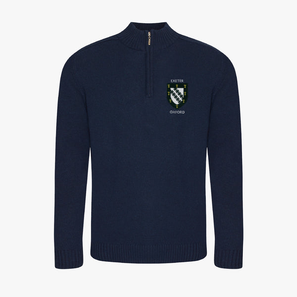 Load image into Gallery viewer, Unisex Oxford College Regenerated Cotton 1/4 Zip Sweater