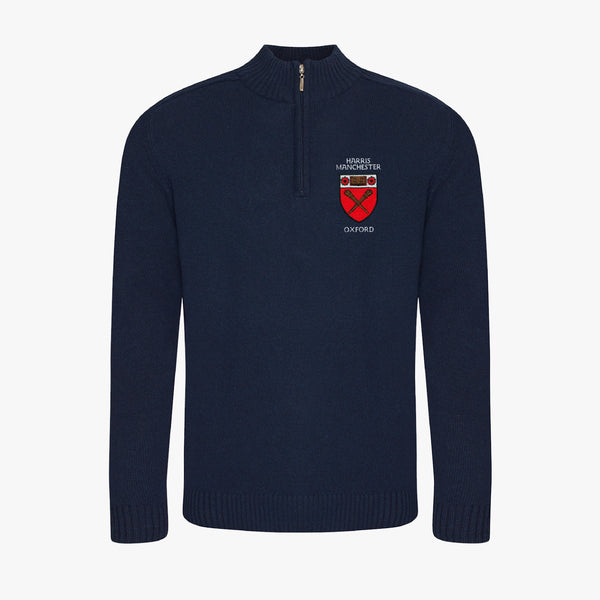 Load image into Gallery viewer, Unisex Oxford College Regenerated Cotton 1/4 Zip Sweater
