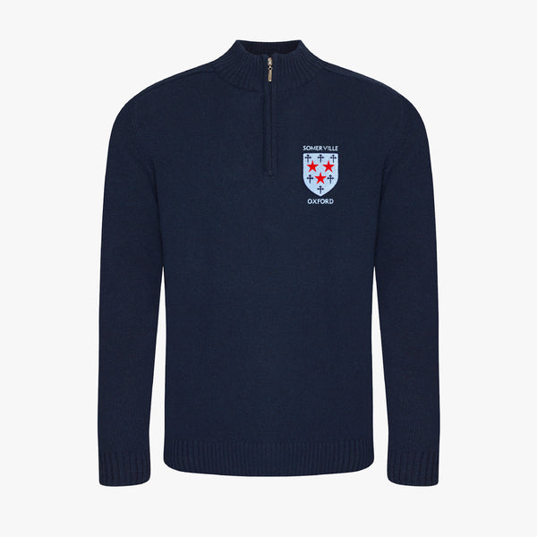 Load image into Gallery viewer, Unisex Oxford College Regenerated Cotton 1/4 Zip Sweater
