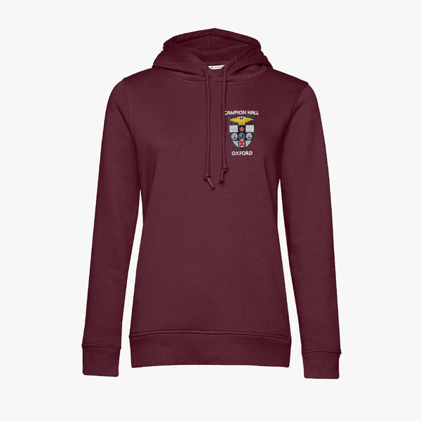 Load image into Gallery viewer, Campion Hall Ladies Organic Embroidered Hoodie