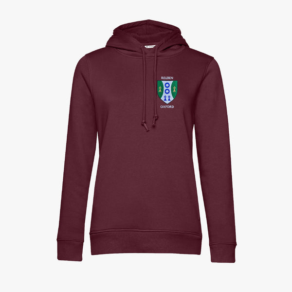 Load image into Gallery viewer, Reuben College Ladies Organic Embroidered Hoodie