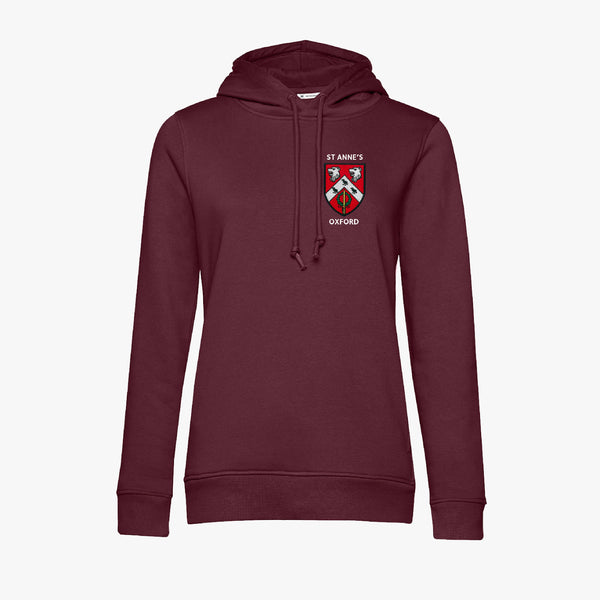 Load image into Gallery viewer, St Anne's College Hall Ladies Organic Embroidered Hoodie