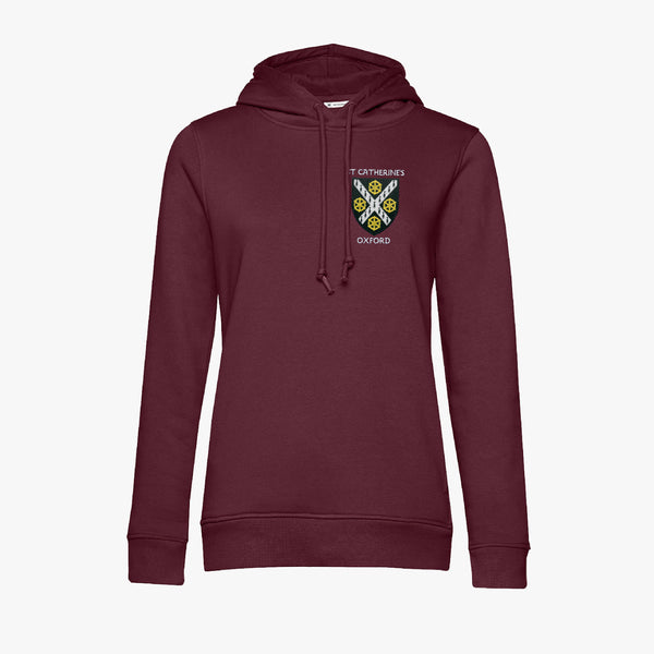 Load image into Gallery viewer, St Catherine's College Ladies Organic Embroidered Hoodie