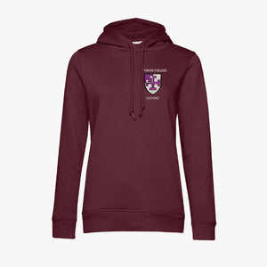 St Cross College Ladies Organic Embroidered Hoodie