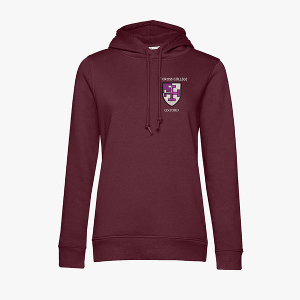 Load image into Gallery viewer, St Cross College Ladies Organic Embroidered Hoodie