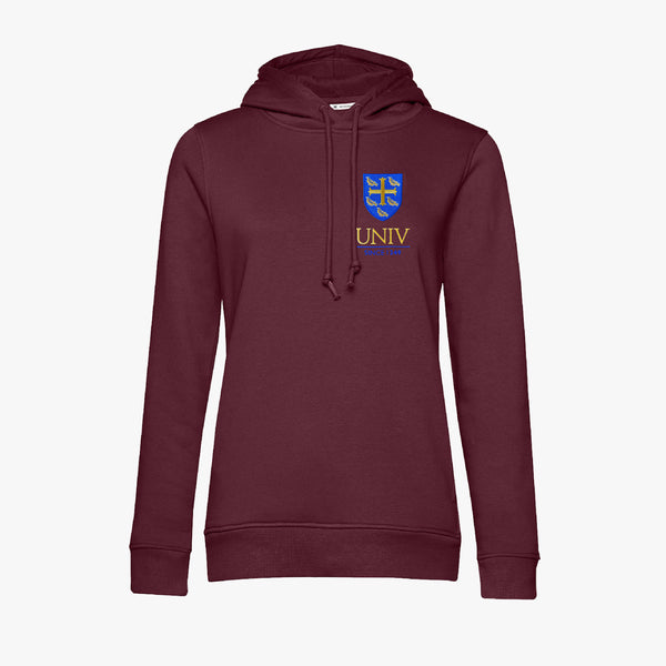 Load image into Gallery viewer, University College Ladies Organic Embroidered Hoodie