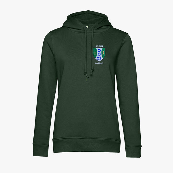 Load image into Gallery viewer, Reuben College Ladies Organic Embroidered Hoodie