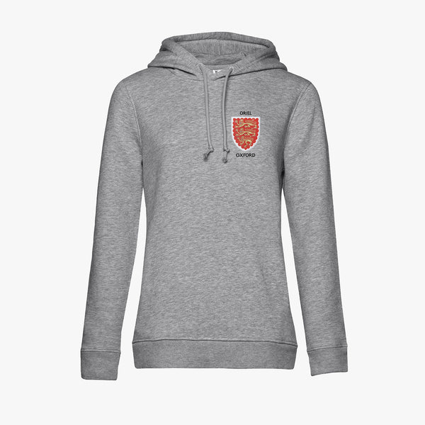 Load image into Gallery viewer, Oriel College Ladies Organic Embroidered Hoodie