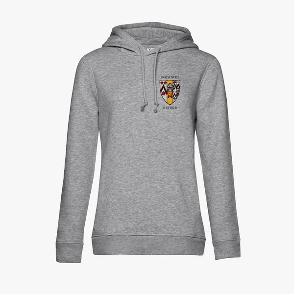 Load image into Gallery viewer, Brasenose College Ladies Organic Embroidered Hoodie