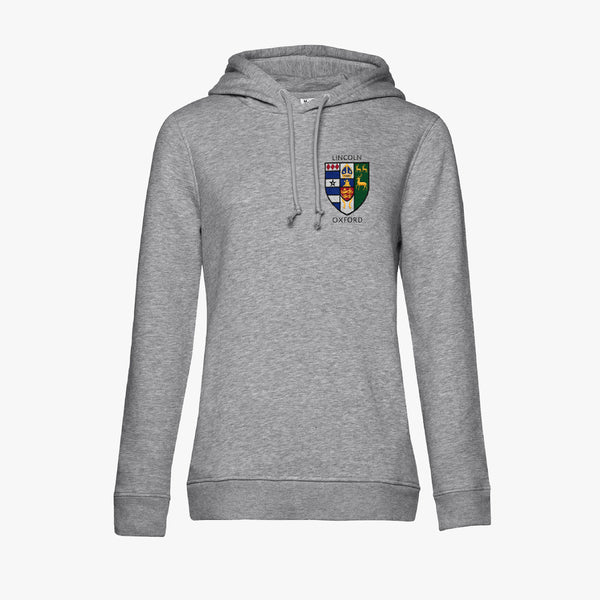 Load image into Gallery viewer, Lincoln College Ladies Organic Embroidered Hoodie