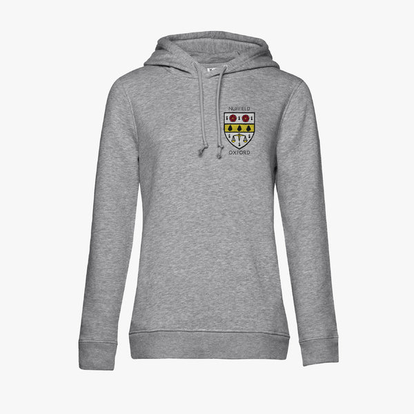 Load image into Gallery viewer, Nuffield College Ladies Organic Embroidered Hoodie