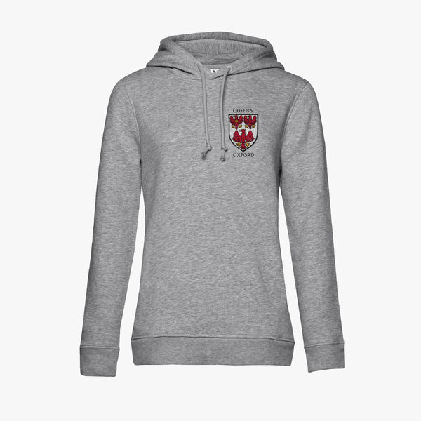 Load image into Gallery viewer, The Queen's College Ladies Organic Embroidered Hoodie