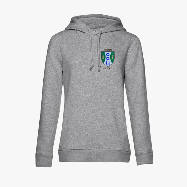 Load image into Gallery viewer, Reuben College Ladies Organic Embroidered Hoodie