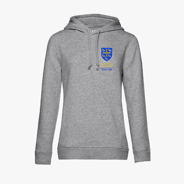 Load image into Gallery viewer, University College Ladies Organic Embroidered Hoodie

