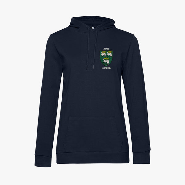 Load image into Gallery viewer, Jesus College Ladies Organic Embroidered Hoodie