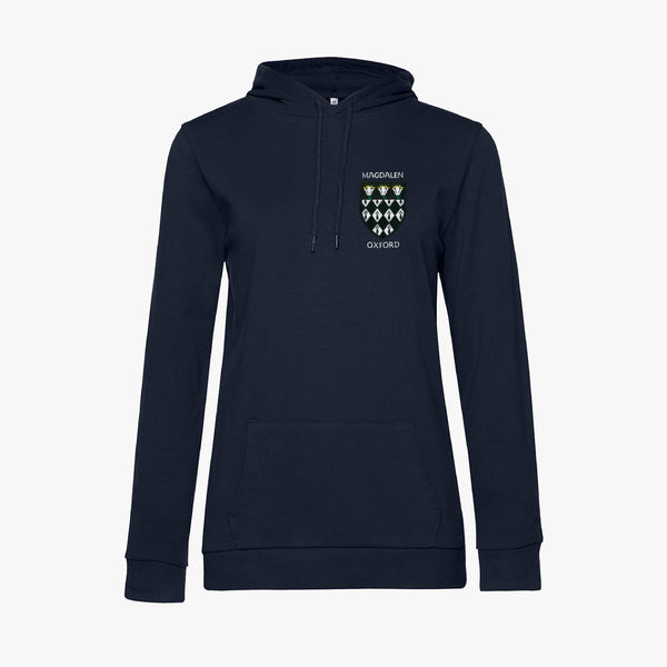 Load image into Gallery viewer, Magdalen College Ladies Organic Embroidered Hoodie