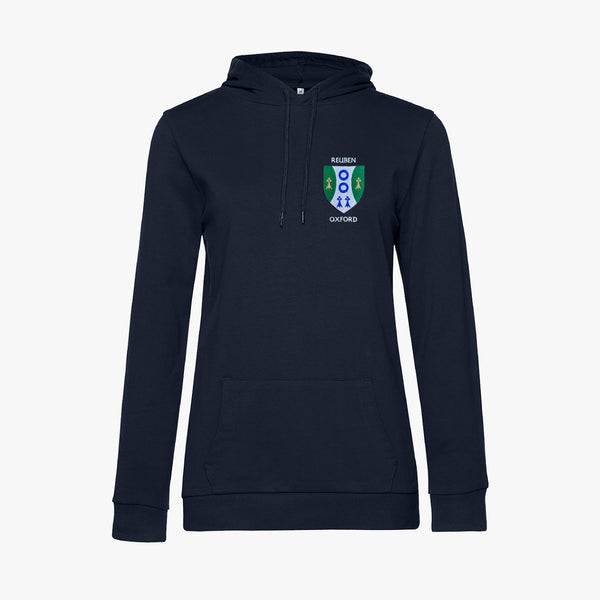 Load image into Gallery viewer, Reuben College Ladies Organic Embroidered Hoodie