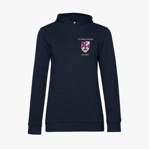 St Cross College Ladies Organic Embroidered Hoodie