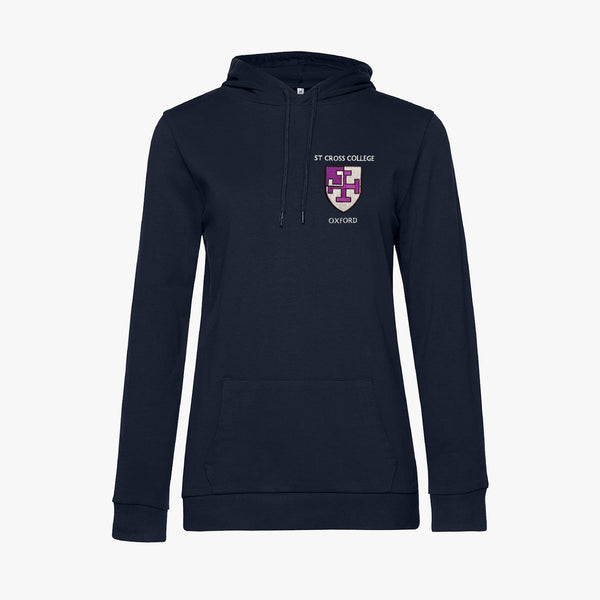 Load image into Gallery viewer, St Cross College Ladies Organic Embroidered Hoodie