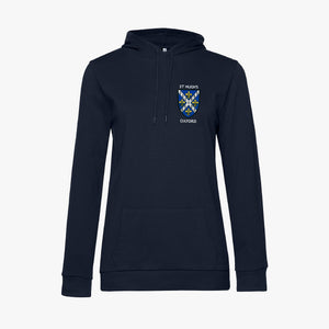 St Hugh's College Ladies Organic Embroidered Hoodie