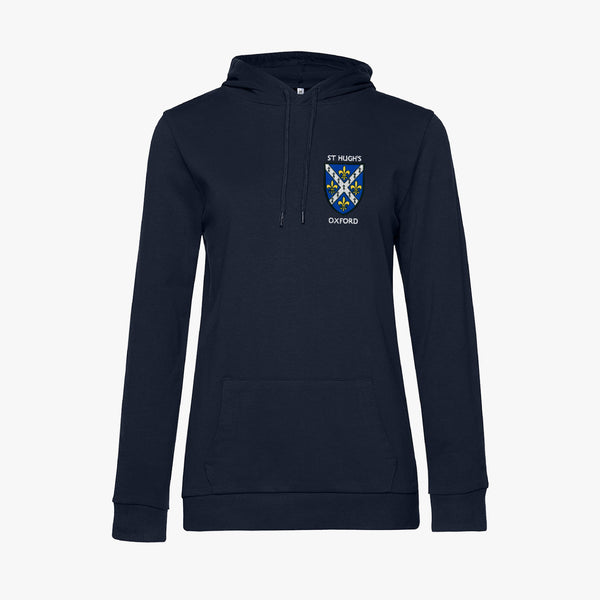Load image into Gallery viewer, St Hugh's College Ladies Organic Embroidered Hoodie