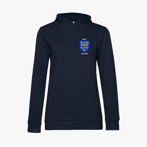 Load image into Gallery viewer, Ladies Oxford College Organic Embroidered Hoodie