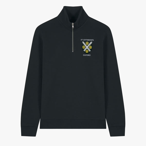Load image into Gallery viewer, Unisex Oxford College Organic Cotton 1/4 Zip Sweatshirt