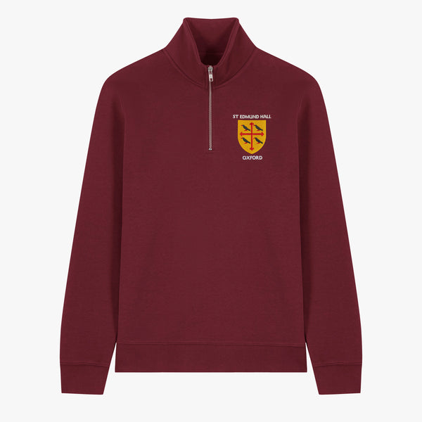 Load image into Gallery viewer, Unisex Oxford College Organic Cotton 1/4 Zip Sweatshirt