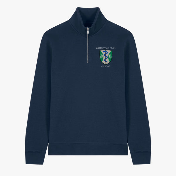 Load image into Gallery viewer, Unisex Oxford College Organic Cotton 1/4 Zip Sweatshirt