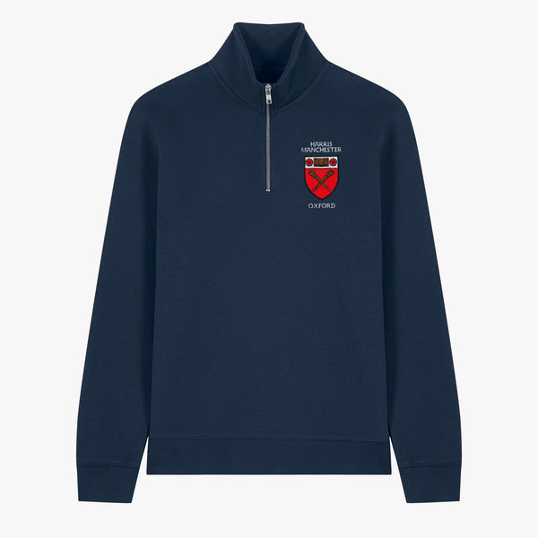 Load image into Gallery viewer, Unisex Oxford College Organic Cotton 1/4 Zip Sweatshirt