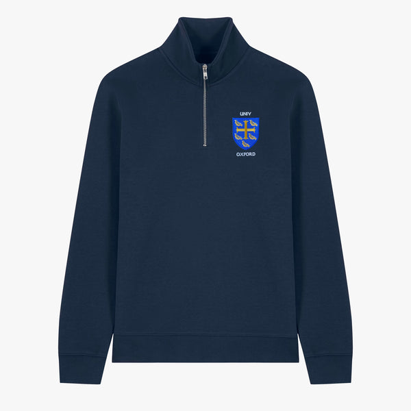 Load image into Gallery viewer, University College Unisex Organic Cotton 1/4 Zip Sweatshirt