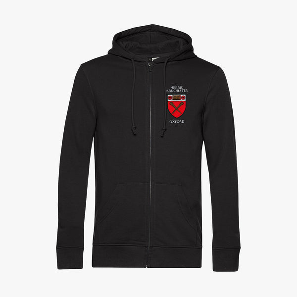 Load image into Gallery viewer, Harris Manchester College Men's Organic Embroidered Zip Hoodie
