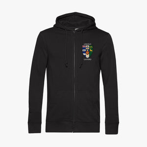 Men's Oxford College Organic Embroidered Zip Hoodie