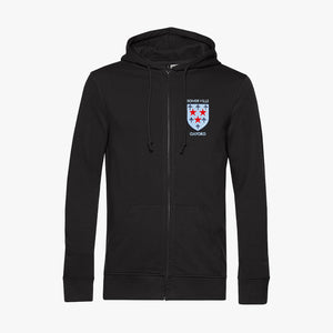 Men's Oxford College Organic Embroidered Zip Hoodie