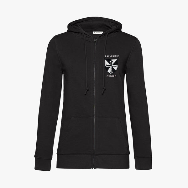 Load image into Gallery viewer, Ladies Oxford College Organic Embroidered Zip Hoodie