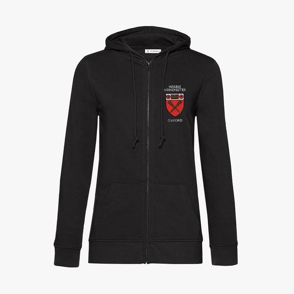 Load image into Gallery viewer, Ladies Oxford College Organic Embroidered Zip Hoodie