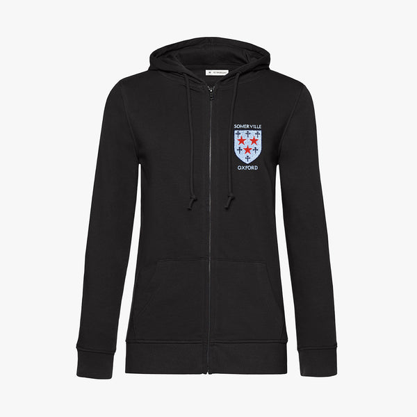 Load image into Gallery viewer, Ladies Oxford College Organic Embroidered Zip Hoodie