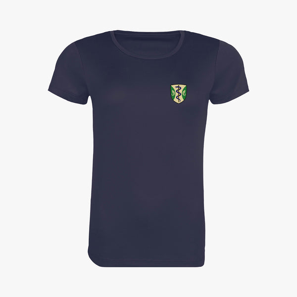 Load image into Gallery viewer, Green Templeton College Ladies Recycled Sports T-Shirt