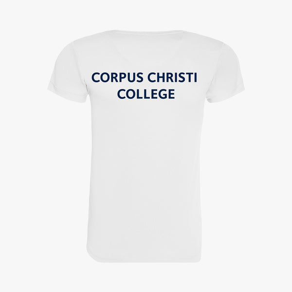 Load image into Gallery viewer, Corpus Christi College Ladies Recycled Sports T-Shirt