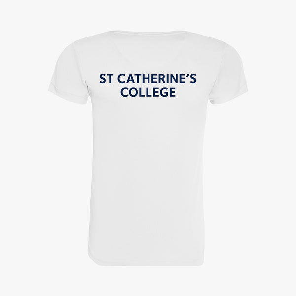 Load image into Gallery viewer, St Catherine's College Ladies Recycled Sports T-Shirt