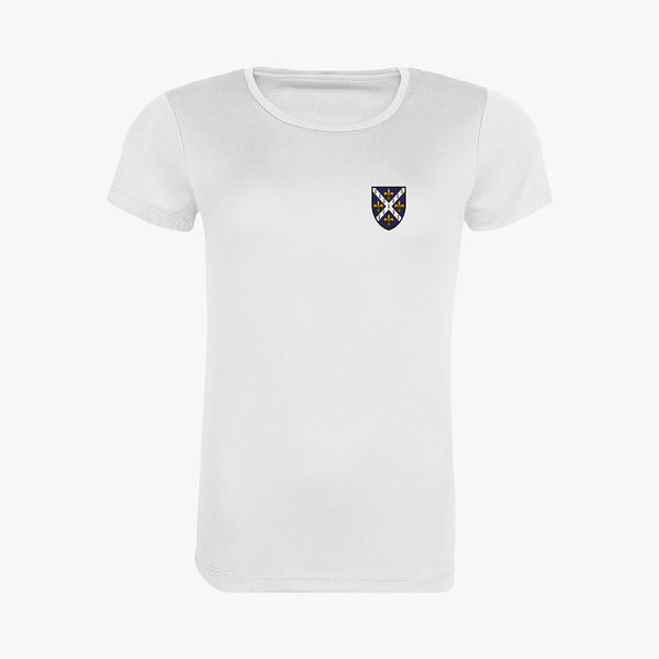 Load image into Gallery viewer, St Hugh's College Ladies Recycled Sports T-Shirt