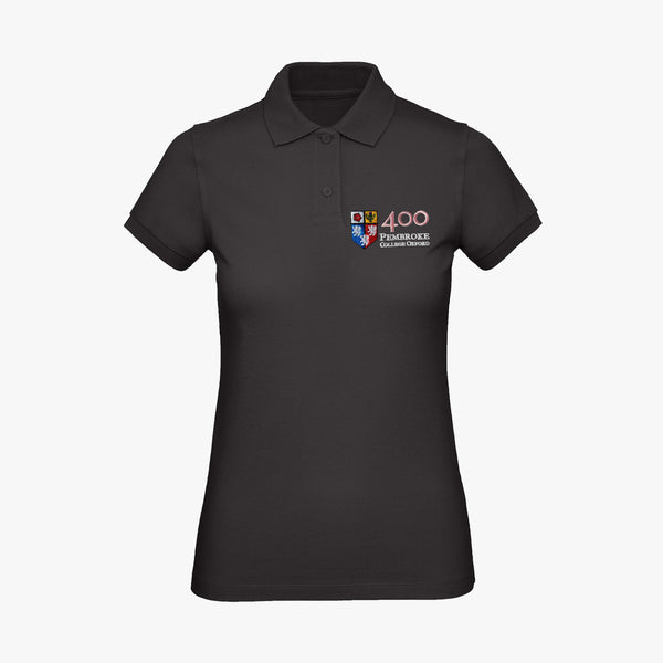 Load image into Gallery viewer, Pembroke 400th Anniversary Organic Ladies Polo Shirt