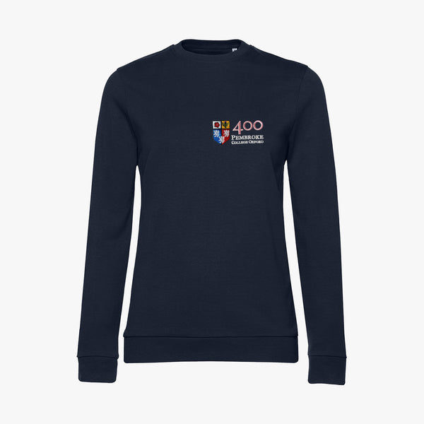 Load image into Gallery viewer, Pembroke 400th Anniversary Organic Ladies Sweatshirt