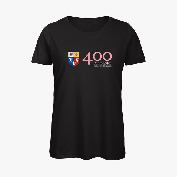 Load image into Gallery viewer, Pembroke 400th Anniversary Organic Ladies T-Shirt