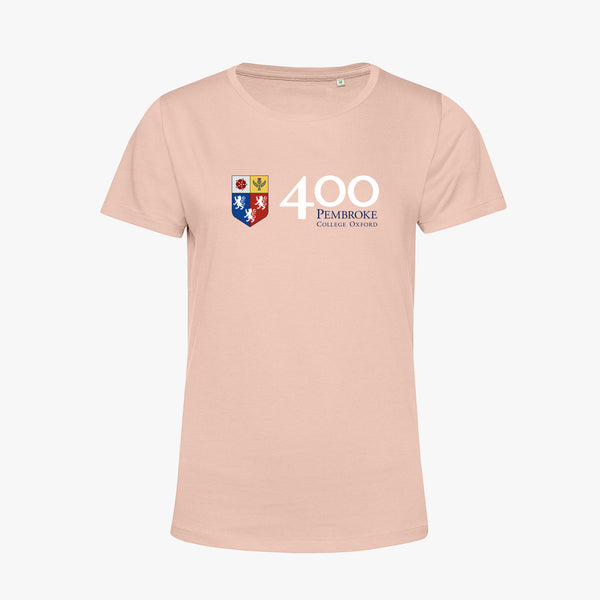 Load image into Gallery viewer, Pembroke 400th Anniversary Organic Ladies T-Shirt
