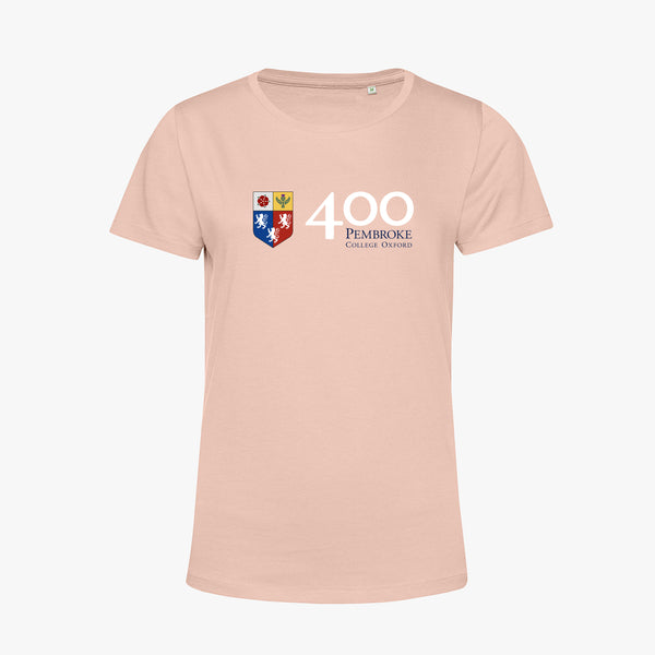 Load image into Gallery viewer, Pembroke 400th Anniversary Organic Ladies T-Shirt