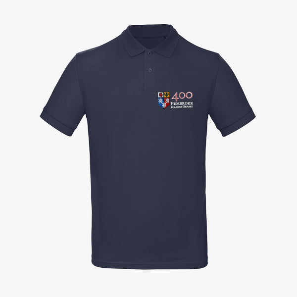 Load image into Gallery viewer, Pembroke 400th Anniversary Organic Polo Shirt