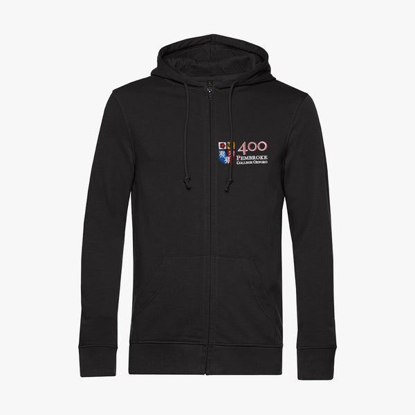 Load image into Gallery viewer, Pembroke 400th Anniversary Men&#39;s Organic Zip Hoodie
