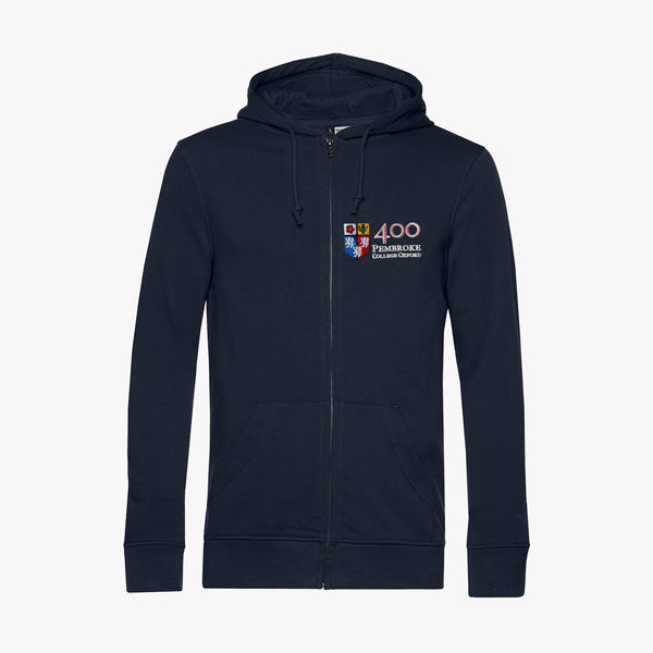 Load image into Gallery viewer, Pembroke 400th Anniversary Men's Organic Zip Hoodie